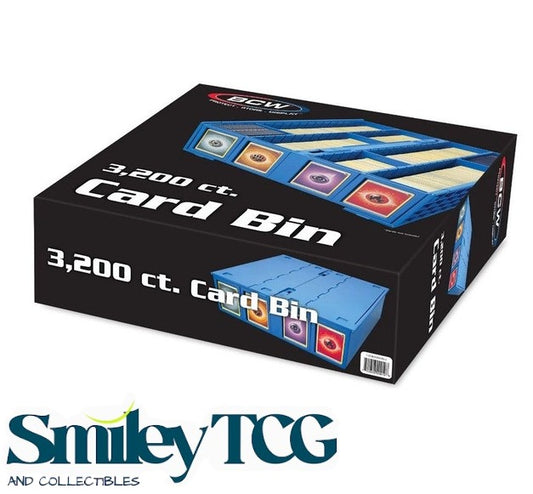 Collectible Card Bin Blue 3200 count