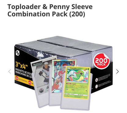 top loader and sleeve combo